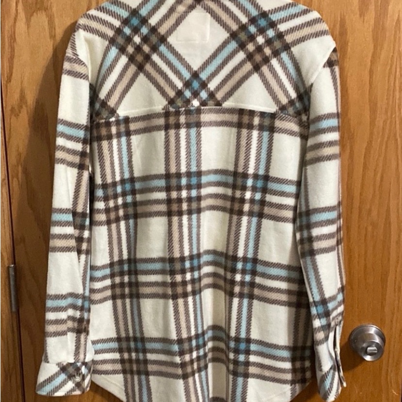 Nwt Thread & Supply Cozy Plaid Jacket — image 3 of 7